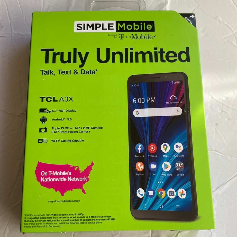 Simple Mobile Truly Unlimited TCLA3x Android 11.0